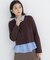 フラワーボタンニットジャケット　26AW