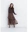 フラワーボタンニットジャケット　26AW