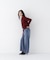 ＜一部店舗・mix.tokyo 限定カラー：レッド＞ミニケーブルアンサンブル 26AW