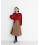 ＜一部店舗・mix.tokyo 限定カラー：レッド＞ミニケーブルアンサンブル 26AW