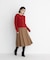 ＜一部店舗・mix.tokyo 限定カラー：レッド＞ミニケーブルアンサンブル 26AW