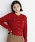 ＜一部店舗・mix.tokyo 限定カラー：レッド＞ミニケーブルアンサンブル 26AW
