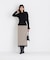 シアーフレアカフスリブニット 26AW