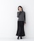 シアーフレアカフスリブニット 26AW