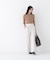 シアーフレアカフスリブニット 26AW