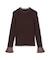 シアーフレアカフスリブニット 26AW