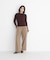 シアーフレアカフスリブニット 26AW