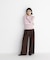シアーフレアカフスリブニット 26AW