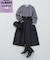 ストライプフリルネックニット 26AW
