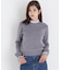 ストライプフリルネックニット 26AW