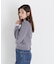 ストライプフリルネックニット 26AW