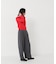 ストライプフリルネックニット 26AW