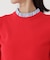ストライプフリルネックニット 26AW