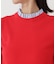 ストライプフリルネックニット 26AW