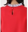 ストライプフリルネックニット 26AW