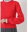 ストライプフリルネックニット 26AW