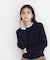 ストライプフリルネックニット 26AW