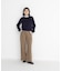 ストライプフリルネックニット 26AW