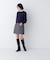 ストライプフリルネックニット 26AW