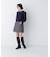 ストライプフリルネックニット 26AW