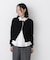 ＜EC限定カラー：ネイビー系＞＜ちょうど、いい服＞“それどこの？”褒められ配色カーディガン 26AW