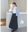 ＜EC限定カラー：ネイビー系＞＜ちょうど、いい服＞“それどこの？”褒められ配色カーディガン 26AW