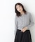 ＜EC限定カラー：ネイビー系＞＜ちょうど、いい服＞“それどこの？”褒められ配色カーディガン 26AW