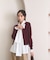 ＜EC限定カラー：ネイビー系＞＜ちょうど、いい服＞“それどこの？”褒められ配色カーディガン 26AW