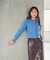 ＜EC限定カラー：ネイビー系＞＜ちょうど、いい服＞“それどこの？”褒められ配色カーディガン 26AW
