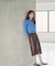 ＜EC限定カラー：ネイビー系＞＜ちょうど、いい服＞“それどこの？”褒められ配色カーディガン 26AW