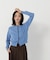 ＜EC限定カラー：ネイビー系＞＜ちょうど、いい服＞“それどこの？”褒められ配色カーディガン 26AW