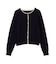 ＜EC限定カラー：ネイビー系＞＜ちょうど、いい服＞“それどこの？”褒められ配色カーディガン 26AW