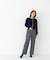 ＜EC限定カラー：ネイビー系＞＜ちょうど、いい服＞“それどこの？”褒められ配色カーディガン 26AW
