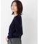 ＜EC限定カラー：ネイビー系＞＜ちょうど、いい服＞“それどこの？”褒められ配色カーディガン 26AW
