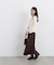 〈N.〉ポロカラーリブニット 26AW
