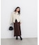 〈N.〉ポロカラーリブニット 26AW