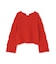 〈N.〉レース柄編みニット