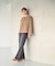 ＜WEB限定カラー：モカ＞＜ちょうど、いい服＞“いつもの”が見違えるハーフコート　26FW