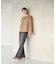 ＜WEB限定カラー：モカ＞＜ちょうど、いい服＞“いつもの”が見違えるハーフコート　26FW
