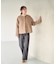 ＜WEB限定カラー：モカ＞＜ちょうど、いい服＞“いつもの”が見違えるハーフコート　26FW
