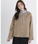 ＜WEB限定カラー：モカ＞＜ちょうど、いい服＞“いつもの”が見違えるハーフコート　26FW
