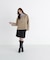 ＜WEB限定カラー：モカ＞＜ちょうど、いい服＞“いつもの”が見違えるハーフコート　26FW