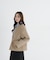 ＜WEB限定カラー：モカ＞＜ちょうど、いい服＞“いつもの”が見違えるハーフコート　26FW