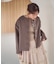 ＜WEB限定カラー：モカ＞＜ちょうど、いい服＞“いつもの”が見違えるハーフコート　26FW