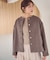 ＜WEB限定カラー：モカ＞＜ちょうど、いい服＞“いつもの”が見違えるハーフコート　26FW