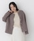 ＜WEB限定カラー：モカ＞＜ちょうど、いい服＞“いつもの”が見違えるハーフコート　26FW