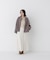 ＜WEB限定カラー：モカ＞＜ちょうど、いい服＞“いつもの”が見違えるハーフコート　26FW