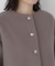 ＜WEB限定カラー：モカ＞＜ちょうど、いい服＞“いつもの”が見違えるハーフコート　26FW