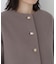 ＜WEB限定カラー：モカ＞＜ちょうど、いい服＞“いつもの”が見違えるハーフコート　26FW