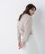 ＜WEB限定カラー：ライトグリーン＞＜ちょうど、いい服＞品よく、ゆるく。スキッパーニット　26FW